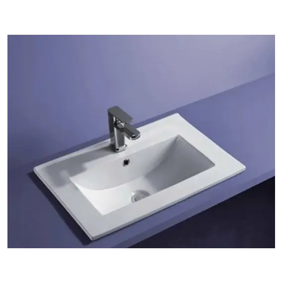 Раковина врезная прямоугольная CeramaLux YJ-803