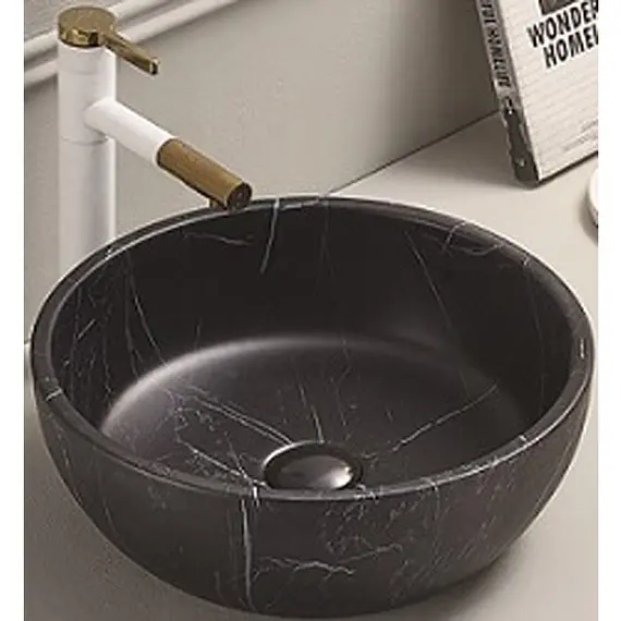 Раковина для ванной накладная круглая CeramaLux C1111