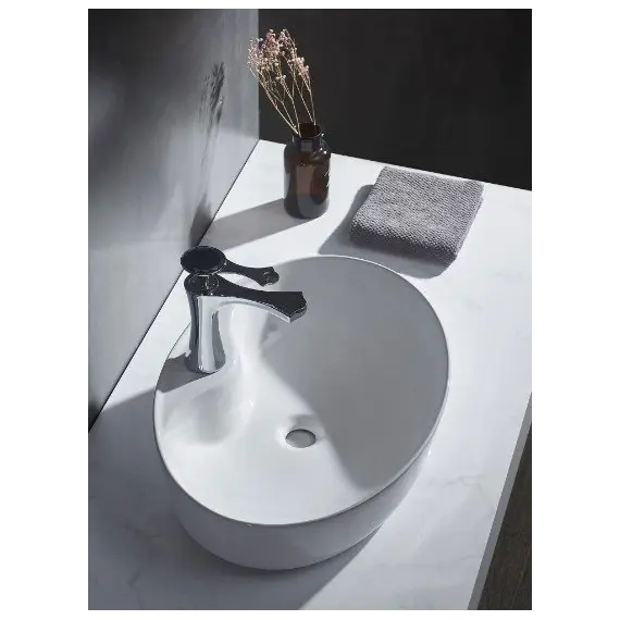 Раковина накладная овальная CeramaLux 9438