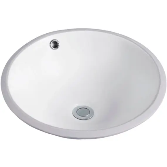 Встраиваемая снизу белая раковина для ванной Gid YJ848