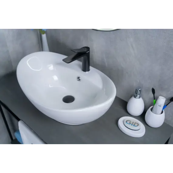 Накладная белая раковина для ванной Gid N9018