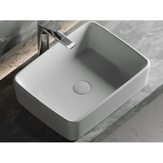 Умывальник чаша Ceramica Nova накладная прямоугольная Element 480*370*130мм