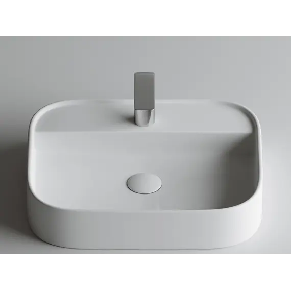 Умывальник чаша Ceramica Nova накладная прямоугольная Element 550*450*110мм