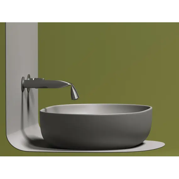 Умывальник чаша Ceramica Nova накладная овальная (цвет Антрацит Матовый) Element 600*415*135мм