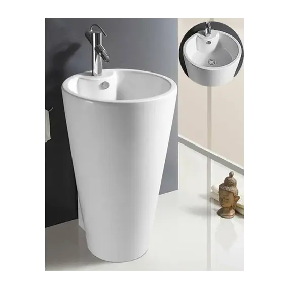 Раковина напольная круглая  CeramaLux B134B