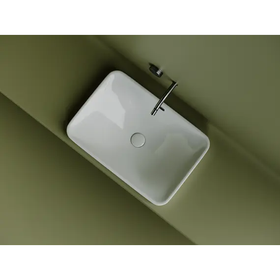 Ceramica Nova Умывальник прямоугольный встраиваемый сверху в столешницу Element 605*415*185мм