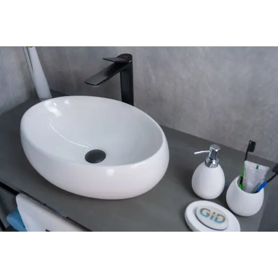Накладная белая раковина для ванной Gid N9030b