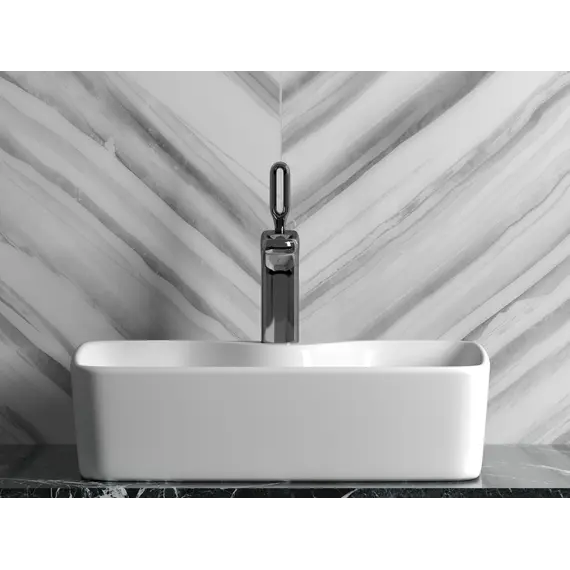 Умывальник чаша Ceramica Nova накладная прямоугольная Element 480*370*130мм