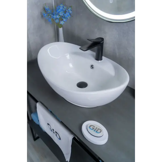 Накладная белая раковина для ванной Gid N9018