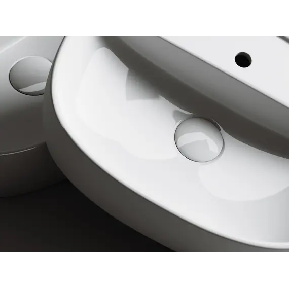 Умывальник Ceramica Nova накладной Element 500*380*120мм, с плоскостью под смеситель