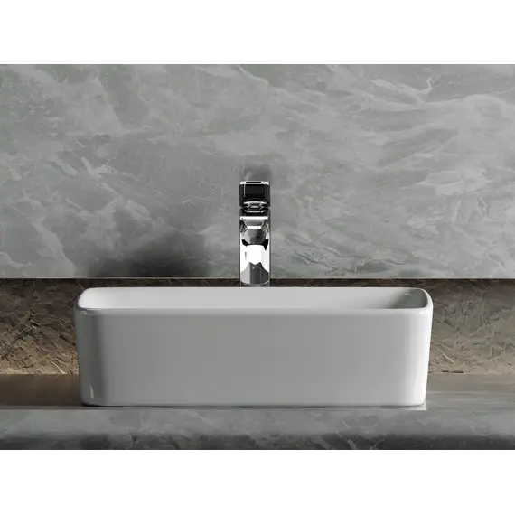 Умывальник чаша Ceramica Nova накладная прямоугольная Element 480*370*130мм