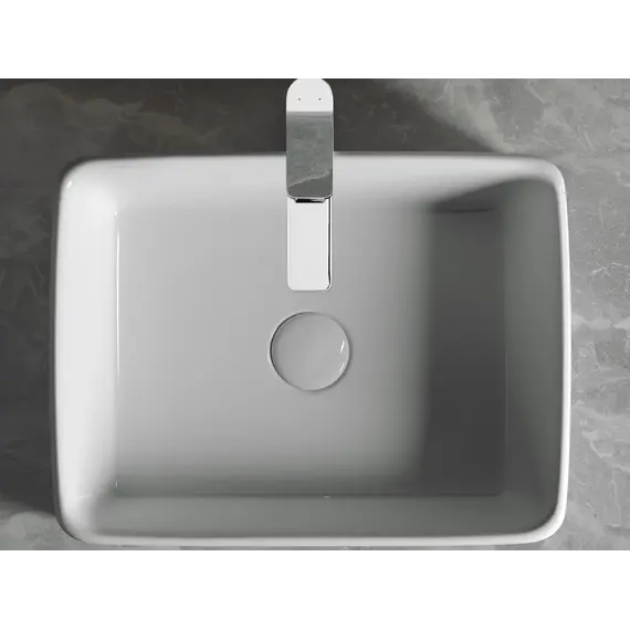Умывальник чаша Ceramica Nova накладная прямоугольная Element 480*370*130мм