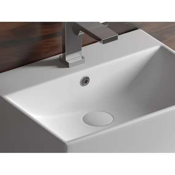 Умывальник чаша Ceramica Nova накладная прямоугольная Element 500*410*160мм