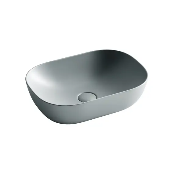 Умывальник чаша Ceramica Nova накладная прямоугольная (цвет Антрацит Матовый) Element 455*325*135мм