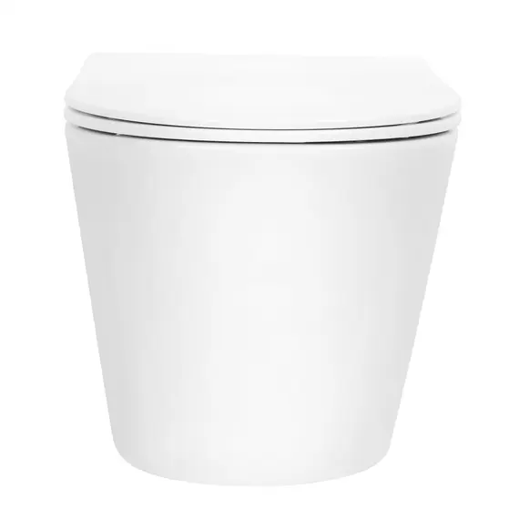 Унитаз ABBER Bequem AC1102T подвесной белый, безободковый, смыв торнадо