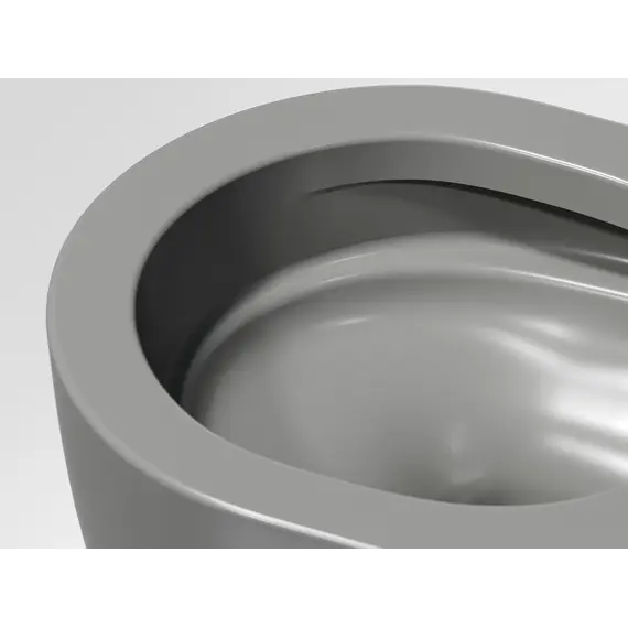 Подвесной унитаз Ceramica Nova Modena  Rimless (цвет Антрацит Матовый),