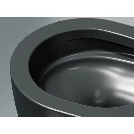 Подвесной унитаз Ceramica Nova Modena  Rimless (цвет Темный Антрацит Матовый),