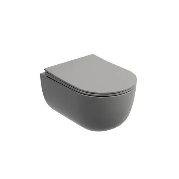 Подвесной унитаз Ceramica Nova Modena  Rimless (цвет Антрацит Матовый),