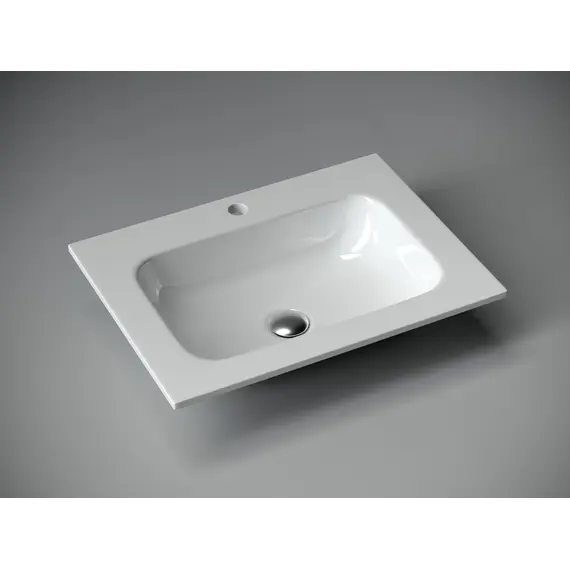 Раковина накладная Ceramica Nova Grace с отверстием под смеситель 610*457*137 мм