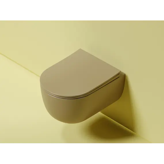 Подвесной унитаз Ceramica Nova Modena Rimless (цвет Капучино Матовый)