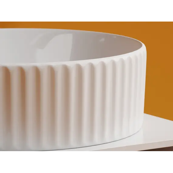 Умывальник чаша Ceramica Nova накладная круглая Element 360*360*115мм