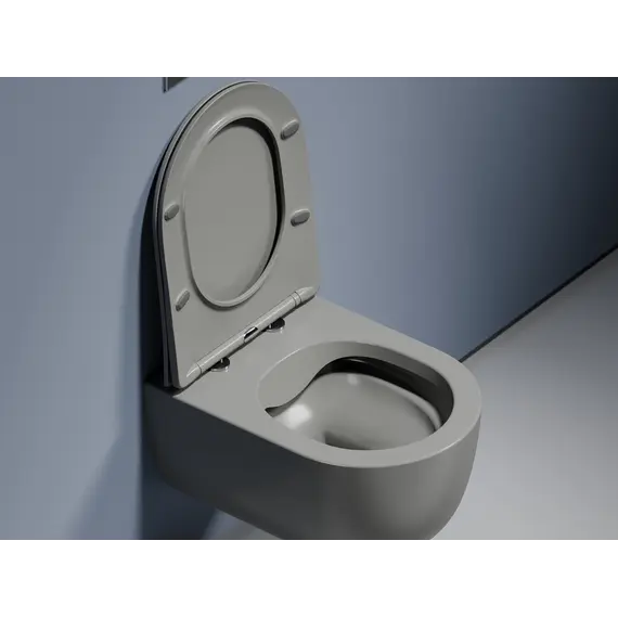 Подвесной унитаз Ceramica Nova Modena  Rimless (цвет Антрацит Матовый),