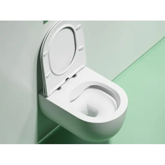 Подвесной унитаз Ceramica Nova Modena  Rimless (цвет Белый Матовый)