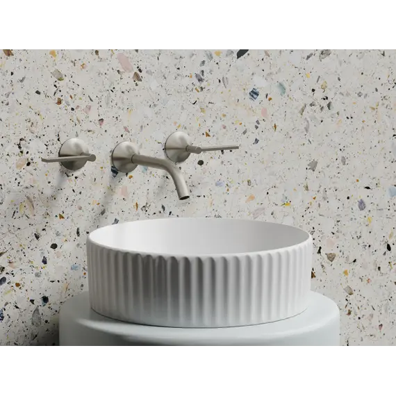 Умывальник чаша Ceramica Nova  накладная круглая (цвет Белый Матовый) Element 360*360*115мм