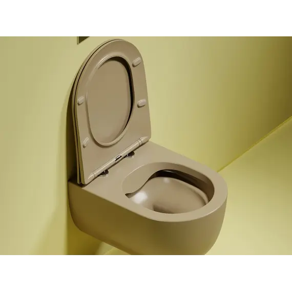 Подвесной унитаз Ceramica Nova Modena Rimless (цвет Капучино Матовый)