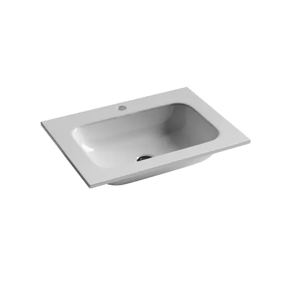 Раковина накладная Ceramica Nova Grace с отверстием под смеситель 610*457*137 мм