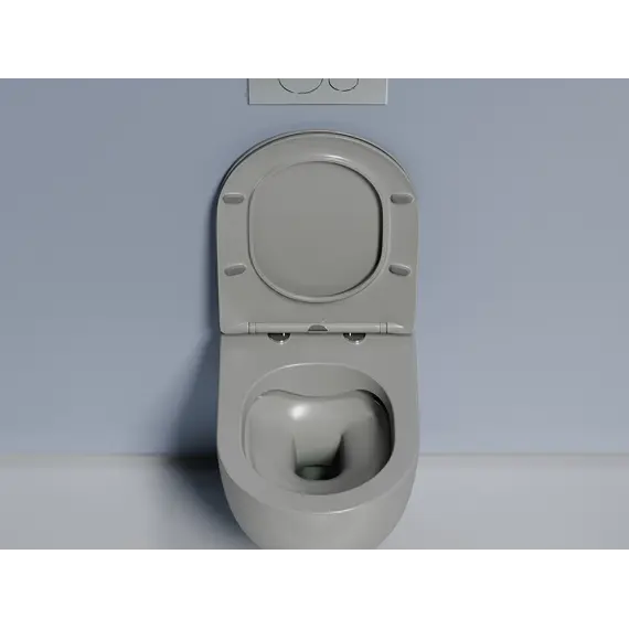 Подвесной унитаз Ceramica Nova Modena  Rimless (цвет Антрацит Матовый),