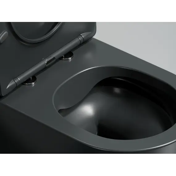 Подвесной унитаз Ceramica Nova Modena  Rimless (цвет Темный Антрацит Матовый),