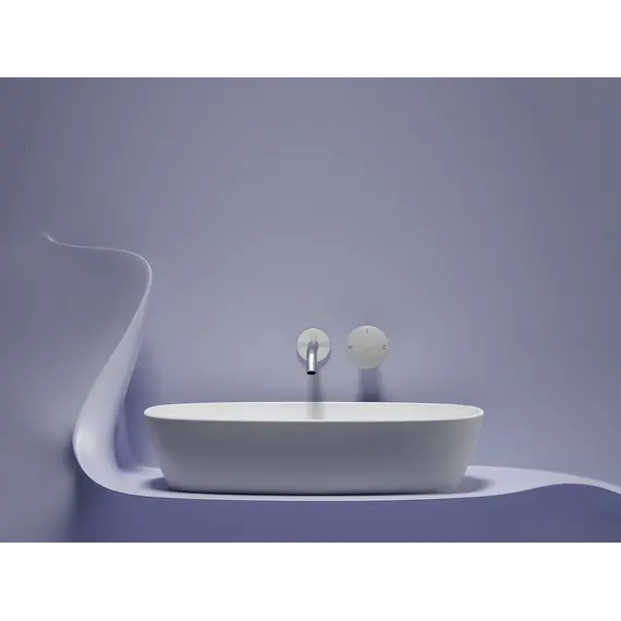 Умывальник чаша Ceramica Nova накладная овальная (цвет Белый Матовый) Element 600*380*138мм