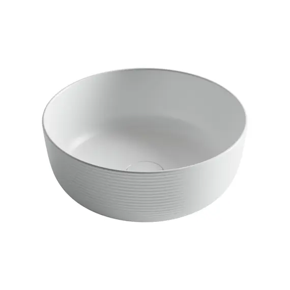 Раковина Ceramica Nova накладная круглая 356*356*135, без перелива, цвет белый матовый