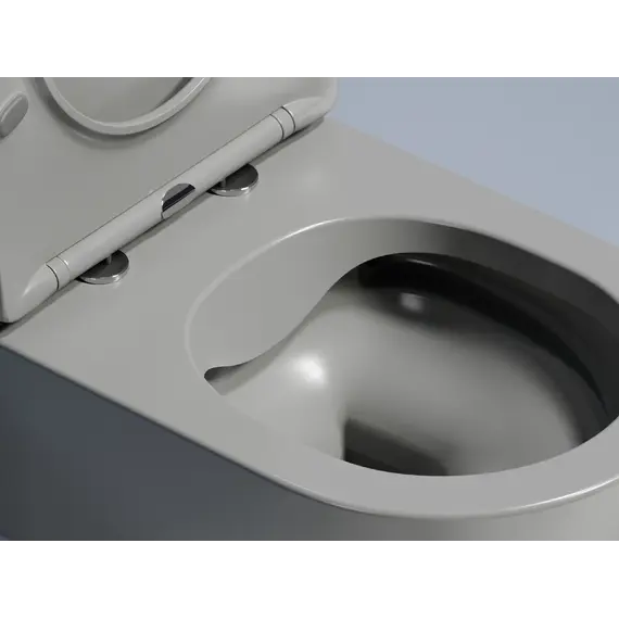 Подвесной унитаз Ceramica Nova Modena  Rimless (цвет Антрацит Матовый),
