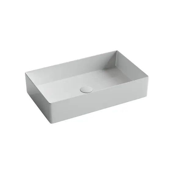 Раковина Ceramica Nova накладная прямоугольная 601*361*130, без перелива, цвет белый, арт. CN6070