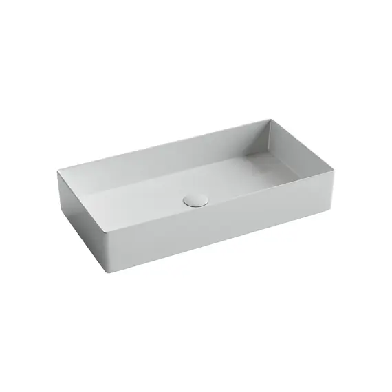 Раковина Ceramica Nova накладная прямоугольная 701*361*130, без перелива, цвет белый, арт.CN6071