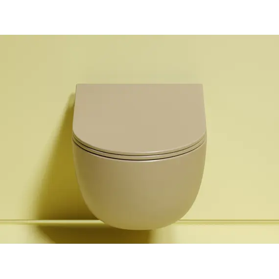 Подвесной унитаз Ceramica Nova Modena Rimless (цвет Капучино Матовый)