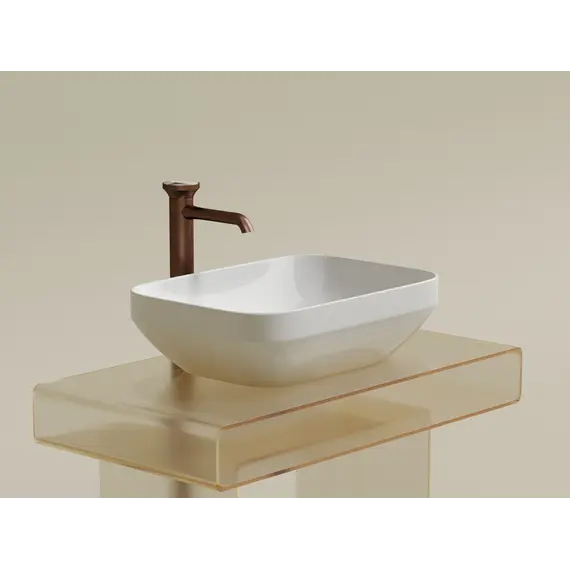 Умывальник чаша Ceramica Nova накладная прямоугольная Element 500*359*145мм