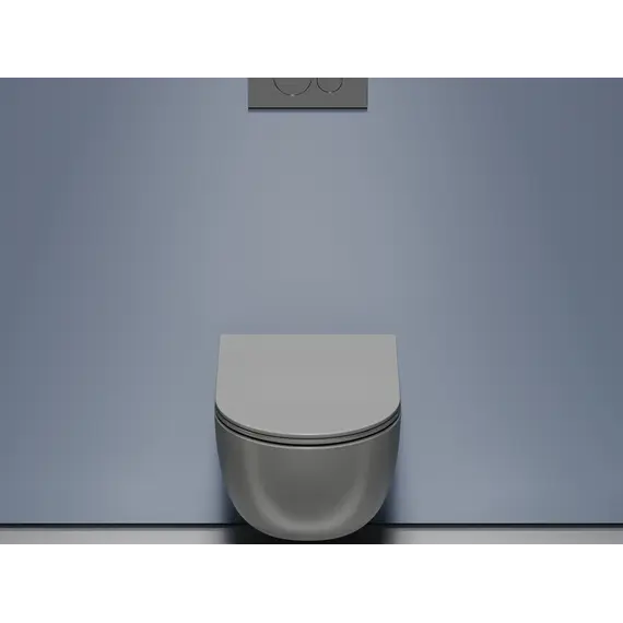 Подвесной унитаз Ceramica Nova Modena  Rimless (цвет Антрацит Матовый),