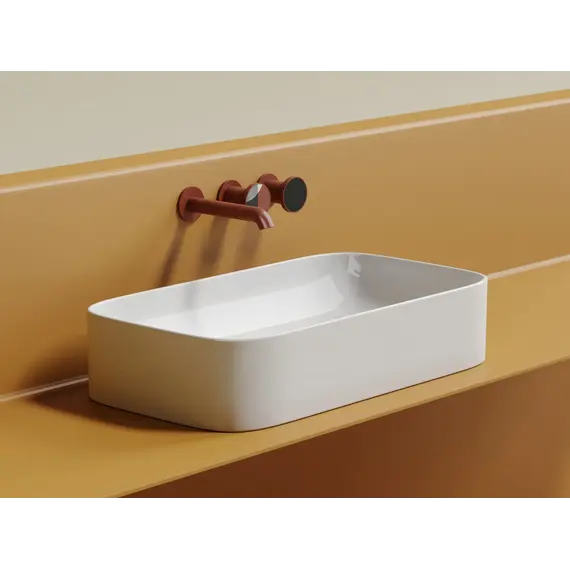 Умывальник чаша Ceramica Nova  накладная прямоугольная Element 705*380*150мм