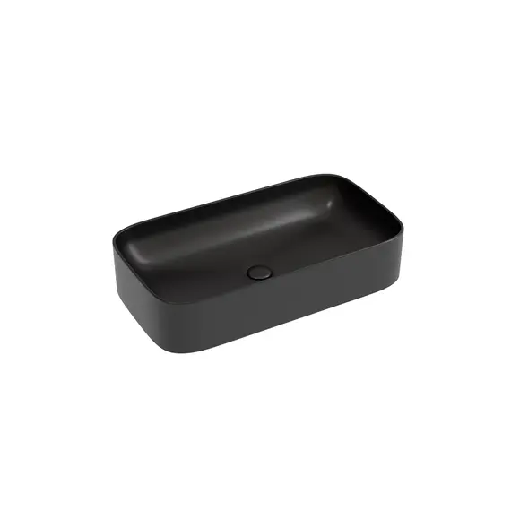 Умывальник чаша Ceramica Nova накладная (Черный Матовый) Element 705*380*150 мм