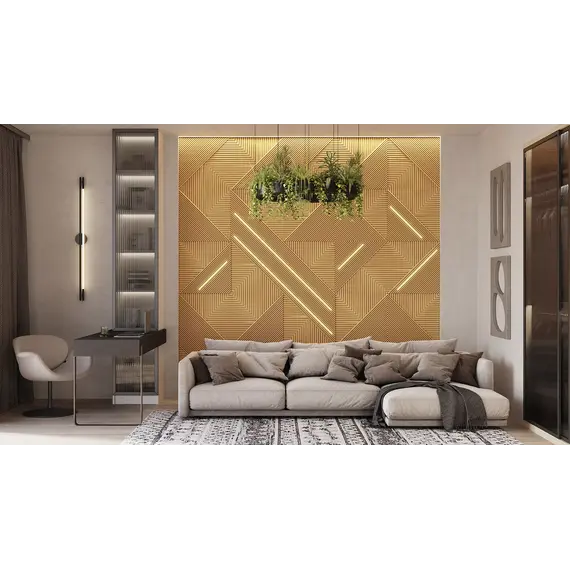 Панель гипсовая 3D ARTPOLE ARCHIMEDE 1/2/3 +(LED)