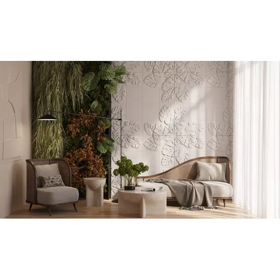 Панель гипсовая 3D ARTPOLE LIST + ( LED )