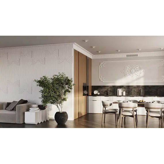 Панель гипсовая 3D ARTPOLE  KARFAGEN 1/2