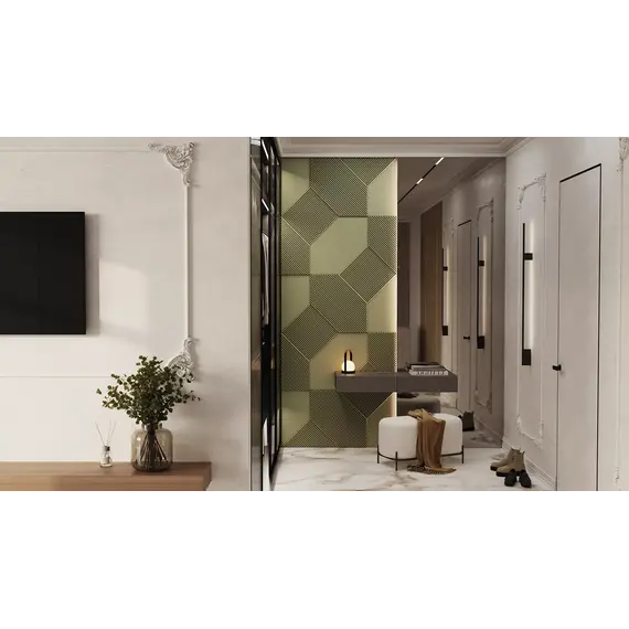 Панель гипсовая 3D ARTPOLE ARCHIMEDE 1/2/3 +(LED)