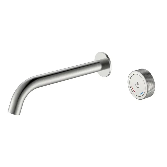 Смеситель автоматический для умывальника BOHEME TECH NIKEL BRUSH 158/2-NB