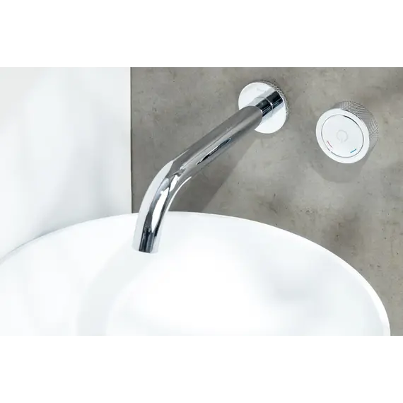 Смеситель автоматический для умывальника BOHEME TECH CHROME 158/2-CR