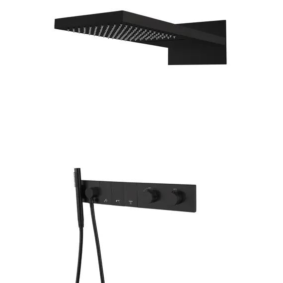 Встраиваемая  душевая система Boheme ZODIAC 133-B черный