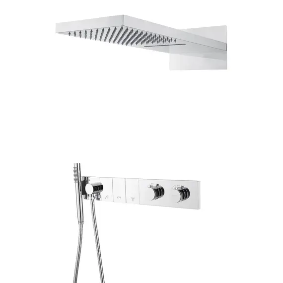 Встраиваемая  душевая система  Boheme ZODIAC 133-CR хром